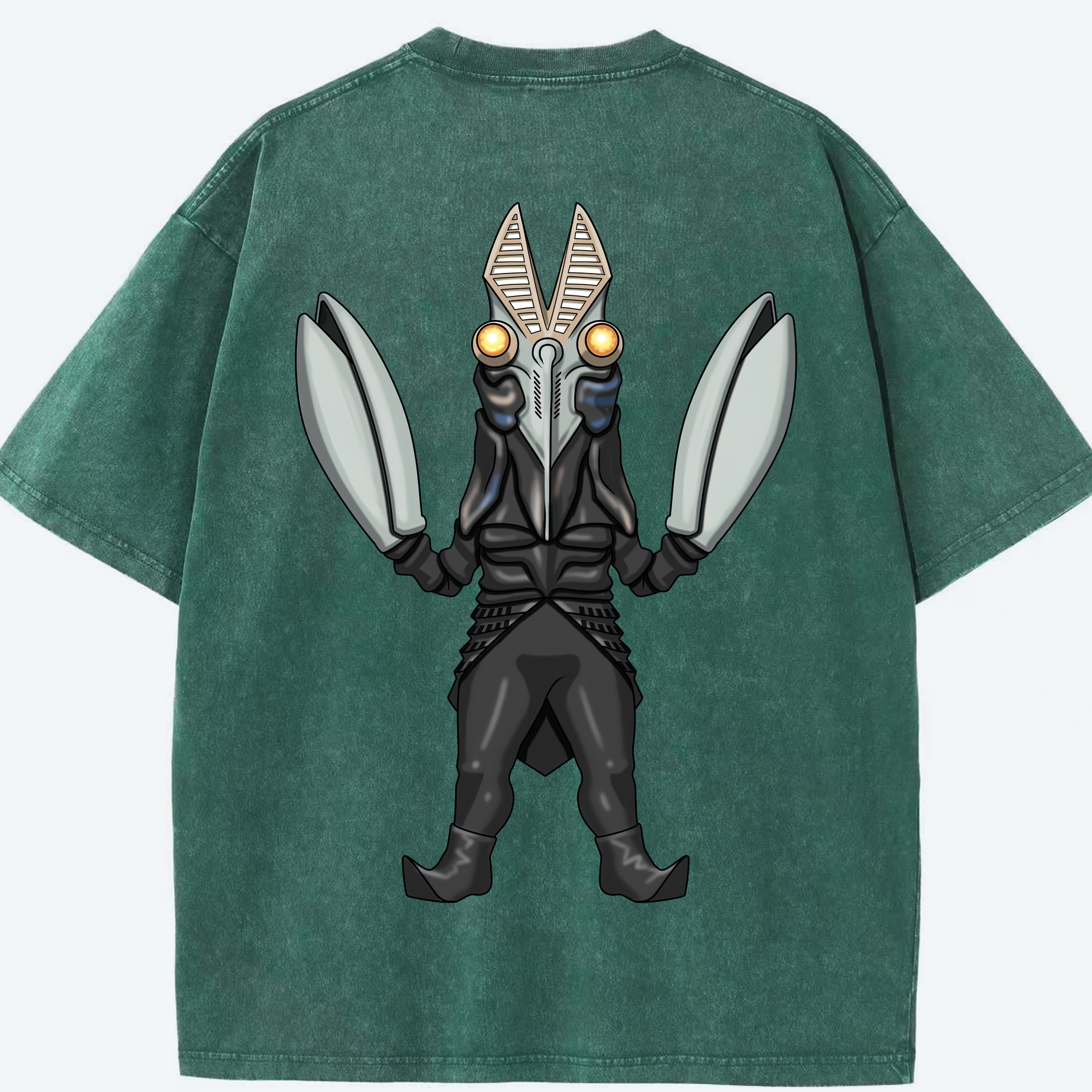 （画像用） ウルトラマン Ultraman 綿100% ヴィンテージ風 半袖Tシャツ（背面プリント）
